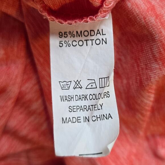 M Womens Orange Racerback Workout Muscle Tank Top Size S Yoga Mesh Running Flowy - Picture 8 of 9